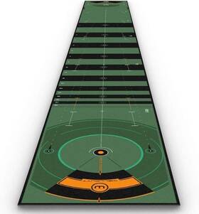 Wmat-8mgreen Wellputt Golf 8m/26ft High Speed Training Mat Grey/charcoal