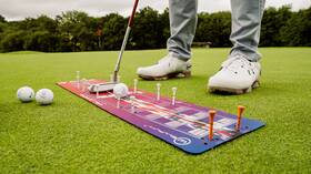 Wellputt Wstr-12-lh-usa Wellstroke 12 Stars And Stripes Training Aid Mat