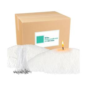 Dc133 Wfmolcand 10 Lb Natural Pearl Wax Sand Diy Set With 100 Wicks Reusable Cont Dc133 Wfmolcand 10 Lb Natural Pearl Wax Sand Diy Set With 100 Wicks Reusable Cont