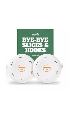 Whygolf 860008630001 Alignment Discs And Padded Golf Rods Make The Perfect Swing Tr