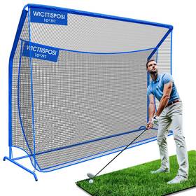 Wicttisposi 975028481220 Golf Hitting Net With Extra Striking 10x7ft Heavy Duty Practice Wicttisposi 975028481220 Golf Hitting Net With Extra Striking 10x7ft Heavy Duty Practice