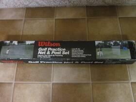 W354 Wilson New In Box 9ft X 7ft Nylon Golf Practice Net And Post Set # W 354 W354 Wilson New In Box 9ft X 7ft Nylon Golf Practice Net And Post Set # W 354