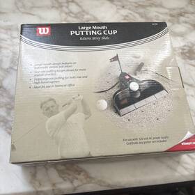 W438 Wilson 2003 Large Mouth Putting Cup Electronic Golf Ball Return System New W438 Wilson 2003 Large Mouth Putting Cup Electronic Golf Ball Return System New