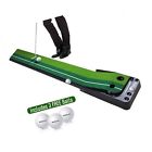 Wincan31056478 Wincan Golf Putting Mat Green Indoor Outdoor Auto Ball Return
