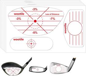 Wootile 445015589578 Golf Driver Impact Tape Labels 180pcs Stickers Clubs For