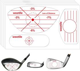 Wootile 705353451218 Golf Driver Impact Tape Labels 180pcs Stickers Clubs For