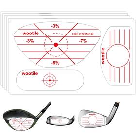 Wootile 803856107813 Golf Driver Impact Tape Labels 180pcs Stickers Clubs For