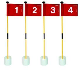 X-cellent 313057984927 Mini Golf Putting Green Flag 4 Hole Cup For Yard Practice Flags New