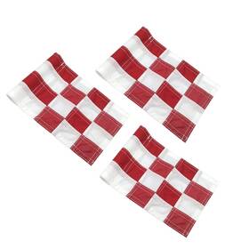 X Cellent 736809691476 Checkered Golf Flags With Tube Inserted 8 Inch L 6 H Mini Putting Green F