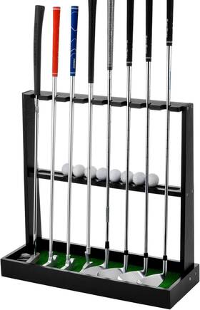 Ik300501 Xcsource Wooden Golf Putter Stand 8-club Organizer And Ball Holder Real Wood Display