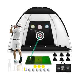 Xwide 198715835786 Golf Net 10x7ft Home Practice For Backyard Hitting ... Fast Ship