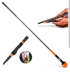B0d88xftbn Yards Gained 48 Inch Golf Swing Trainer - Training Aid With Removable Grip Tra