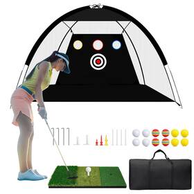 Yennel 786194870444 Golf Net Nets For Backyard Driving Garage One Key