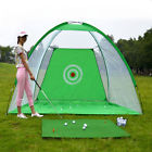 Yho581816 Golf Practice Net Hitting Cage Training Aid Mat Driver Irons