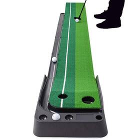 Yingjee 710027237258 Golf Putting Mat Indoor Green Outdoor 10ft Portable Trainer