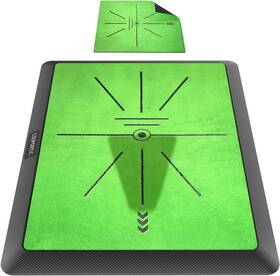 Yunzexin 744759958488 Golf Hitting Mat With Swing Feedback 16 Inch X12 Replaceable Practice For Ind