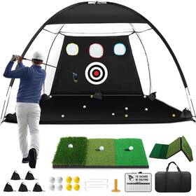 Zaznol B0gfm8l6jx Golf Net 10x7ft Hitting Aid Mat Designed For Outdoor Indoor Use