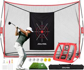 Zealfeel 198715807332 Golf Net 10x7ft Practice With Chipping Foldable Mat Silk Zealfeel 198715807332 Golf Net 10x7ft Practice With Chipping Foldable Mat Silk