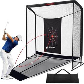 Zealfeel 199284053656 Golf Net 8x8ft Simulator Enclosure With Auto-ball Return Low-noise Zealfeel 199284053656 Golf Net 8x8ft Simulator Enclosure With Auto-ball Return Low-noise