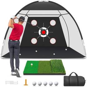 Zensouds 729604775113 Golf Net 10x7ft With Practice Mat Hitting Aid Nets For Backyard Driv Inch Zensouds 729604775113 Golf Net 10x7ft With Practice Mat Hitting Aid Nets For Backyard Driv Inch
