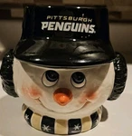 Pittsburgh Penguins Snowman Ceramic Jar Forever Collectibles Nhl Team.... Fixed Price $9.99.