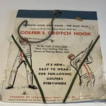 Vintage New Golfers Crotch Hook Novelty Gag Gift The Leister Game 1963 Sealed. Fixed Price $13.50.