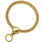Txprodogchains 18K Gold Cuban Link Collar 10MM Stainless Steel M-xl. Fixed Price $16.93.