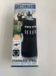 Stainless Steel Golf Bottle Set By Finelife. Fixed Price $10.00.