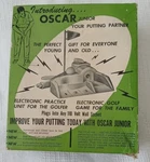 Vintage Oscar Model JR-100 Electronic Putting Partner + Original Box. Fixed Price $25.00.