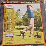 Club Champ Swing Groover 9202 Golf Trainer Adjustable Weighted Portable. Fixed Price $32.90.