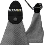 Stickit Magnetic Towel, Gray Top-tier Microfiber Golf With Deep Waffl.... Fixed Price $39.26.