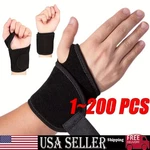 Wrist Brace Sports Wrap Adjustable Support Gym Strap Carpal Tunnel Bandage. Fixed Price $326.59.