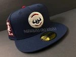 Exclusive Chicago Cubs Fitted Hat Navy Be Alert Foul Balls Patch Club 7 5/8. Fixed Price $109.99.