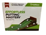 Golfguru Premium Putting Mat 9.8FT Dual-hole Solid Wood Base & Ball-return Track. Fixed Price $54.99.