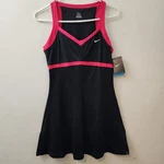 Ladies M Nike Dri-fit Athletic Dress Blk/red Tennis Golf Sports Workout Training. Fixed Price $41.88.