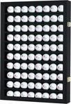 Golf Ball Display Case 80 Black Pga Clubhouse Wall Cabinet Rack Lock Box Holder. Fixed Price $145.88.