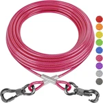 Xiaz Dog Tie Cable, 15FT Lead For Yard, Heavy Duty Chain Line Outside. Fixed Price $18.49.