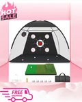 New 10X7FT Golf Net Practice Mat Backyard Driving Chipping Swing Targets Indoors. Fixed Price $60.49.