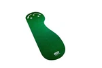 Izzo Golf 3' X 9' 3-HOLE Putting Green Kidney Shaped Mat.... Fixed Price $54.09.