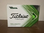 Titleist Velocity High Impact Golf Balls, Matte Green, 12 Pack, T4152S. Fixed Price $32.99.
