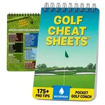 Golf Cheat Sheets - Waterproof Pocket Guide With 175+ Tips For Every Shot G.... Fixed Price $37.10.