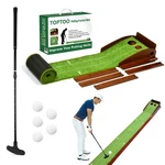 Golf Putting Mat 9.84 Ft Return Practice Training Aid Putter 5 Balls Toptoo. Fixed Price $89.99.