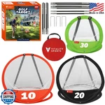 Vitality Sports 3PC Golf Chipping Net Set Small Medium Large Black. Fixed Price $51.99.