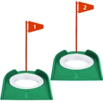 Sotiff 6 Pcs Golf Putting Practice Cup Hole Training Aid Accessories. Fixed Price $49.98.