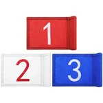 3 Pieces Golf With Tube Inserted, 420D Nylon Mini Flags For Green. Fixed Price $24.64.