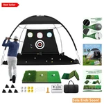 Versatile 10X7FT Golf Driving Net With Durable Mat - Fun For All Skill Levels. Fixed Price $116.95.
