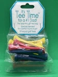 Vintage #1 Dad Golf Tees. 1993 Gibson Time Multicolored Sealed. Fixed Price $6.99.