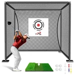Premium Steel Metal Golf Driving Cage Training Aids Chipping Practice -black. Fixed Price $379.96.
