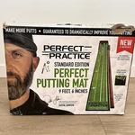 New Perfect Practice Standard Edition Dustin Johnson Putting Mat 9.6 Ft Golf. Fixed Price $71.37.