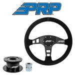 Prp Flat Suede Steering Wheel Black Stripe/quick Release Hub For Ezgo Golf Carts. Fixed Price $459.98.